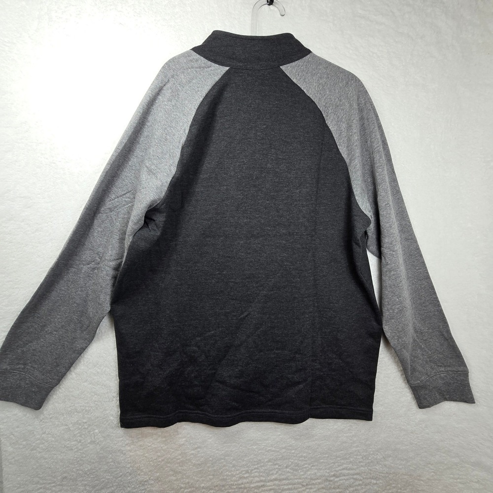 Oregon‎ Ducks Sweatshirt Large 1/4 Zip Pullover Jacket Ragland NWOT Mens - Picture 3 of 10